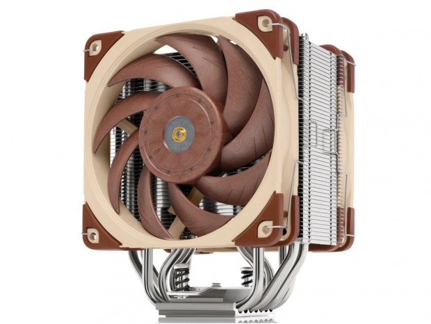 NF-A12x25ファンを2基搭載するプレミアムサイドフロー、Noctua「NH-U12A」