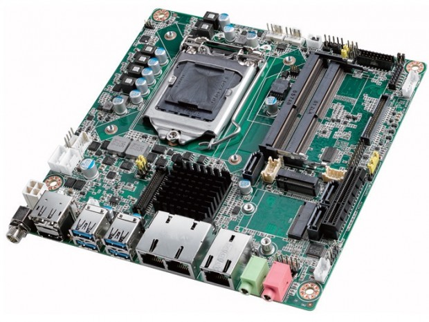ギガビットLAN×3を搭載するThin Mini-ITXマザーボード、Advantech「AIMB-286」