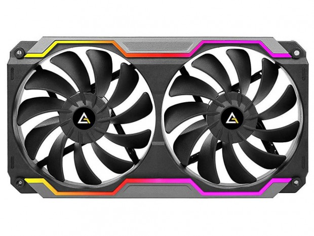 120mmファンを2基連結したARGB対応2in1ファン、Antec「Prizm Cooling Matrix」