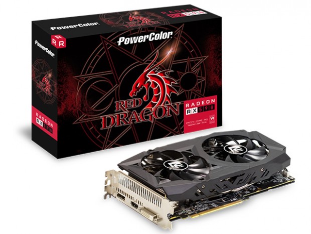 大型デュアルファンを搭載する、PowerColor「Red Dragon RX 590 8GB GDDR5」