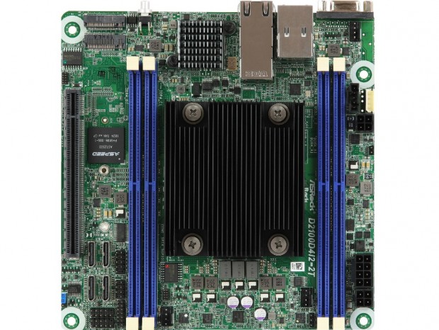 Xeon D-2100シリーズ搭載のファンレスMini-ITX、ASRock Rack「D2100D4I2-2T」