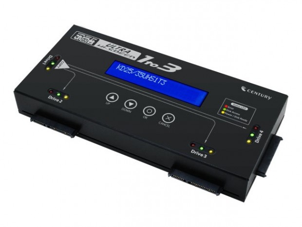 センチュリー、最大転送530MB/s、3台同時コピー対応「これdo台 Ultra Hi-Speed 1to3」