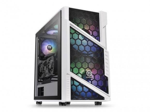 大口径ARGBファンデュアル搭載の白ケース、Thermaltake「Commander C31 TG Snow」