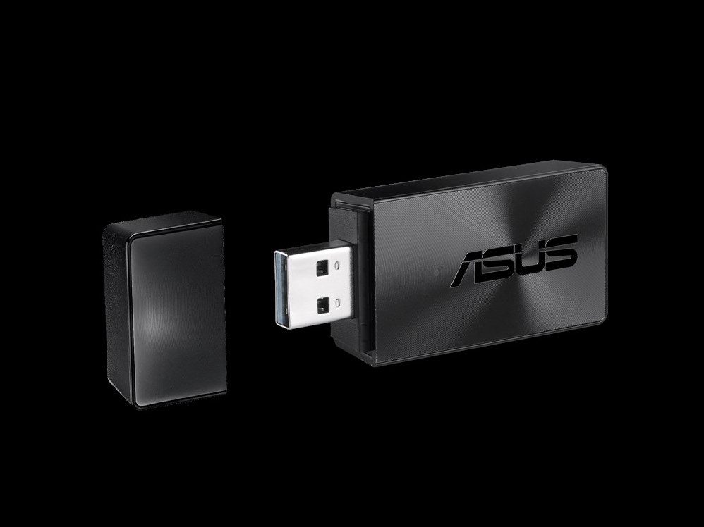 867Mbps+400MbpsのデュアルバンドUSB無線LAN子機、ASUS「USB-AC55 B1」 - エルミタージュ秋葉原