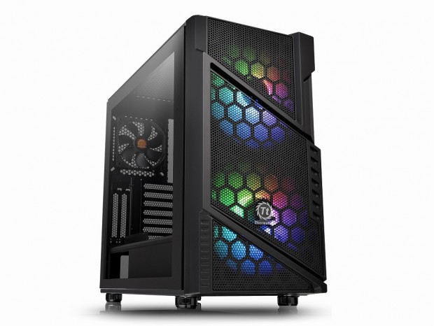 200mm口径のARGBファンをデュアル搭載、Thermaltake「Commander C31 TG ARGB」