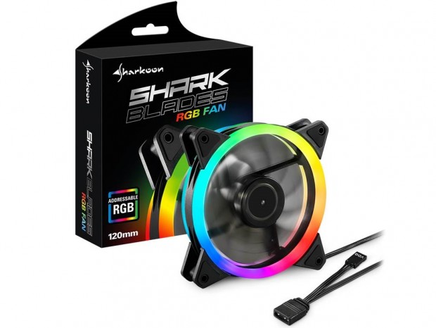 SHARKOON、アドレサブルRGB対応アクセサリ「SHARK Blades RGB」シリーズ計2モデル