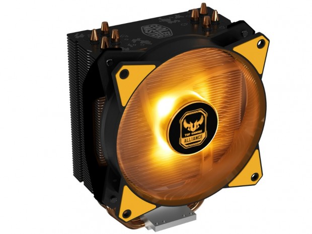TUF Gamingコラボのサイドフロー、Cooler Master「MasterAir MA410P TUF Gaming Edition」