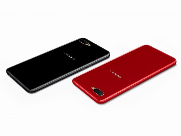 OPPO、画面占有率89.35％の6.2インチミドルスマホ「OPPO AX5s」