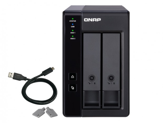 NASにも対応するGen.2 Type-C接続のNASエンクロージャー、QNAP「TR-002」