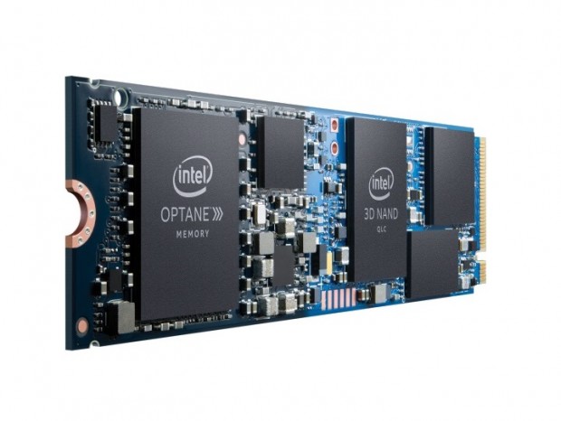 OptaneとQLC NANDを統合したNVMe M.2 SSD、Intel「Optane Memory H10」正式発表