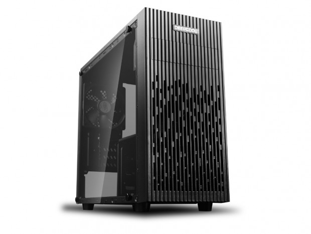 フロント大型メッシュ採用の高冷却ミニタワーPCケース、Deepcool「MATREXX 30」