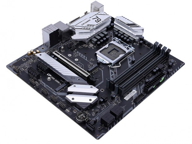 大型ヒートシンク搭載のゲーミングMicroATX、Colorful「CVN Z390M GAMING V20」
