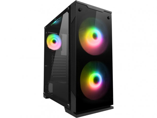 200mmアドレサブルファンを2基搭載したミドルタワー、DIYPC「DIY-Model C」