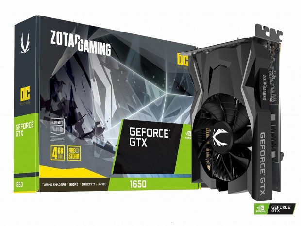 ZOTAC、補助電源レスでオーバークロック仕様のGTX 1650搭載グラフィックス