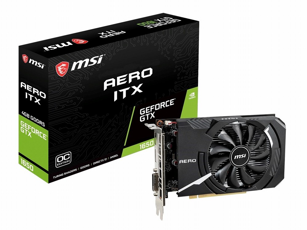 GeForce GTX 1650 AERO ITX 4G OC
