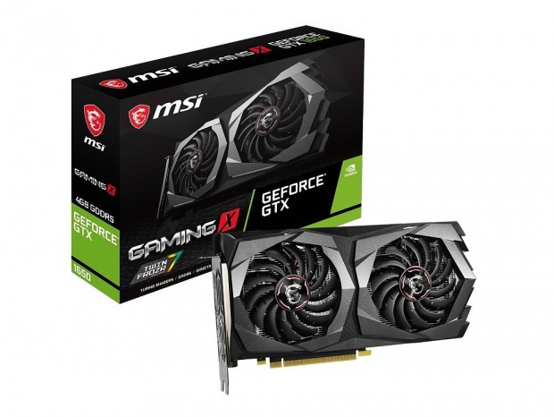 MSI、デュアルファンを搭載した1,860MHz動作のOC版「GeForce GTX 1650 GAMING X 4G」