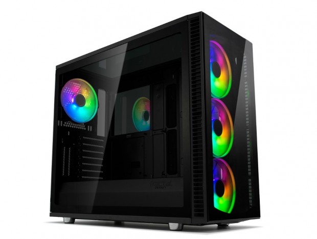 4面強化ガラス採用のミドルタワーPCケース、Fractal Design「Define S2 Vision」シリーズ