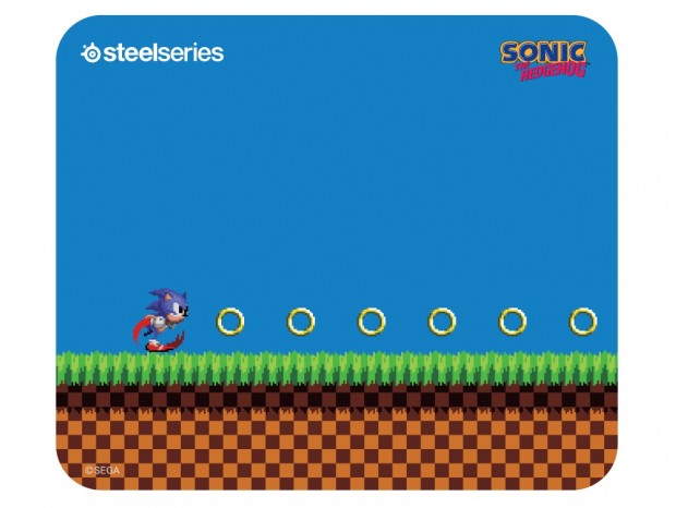 SteelSeries、「ソニック・ザ・ヘッジホッグ」コラボの日本限定マウスパッド