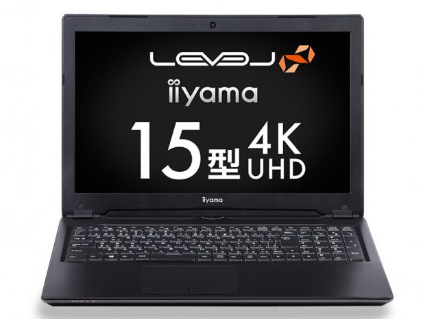 LEVEL∞、GeForce RTX 2060搭載の15.6型4K液晶ノートを発売