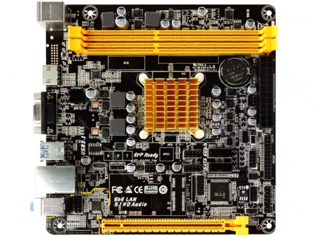 AMD E1-2150を搭載したファンレスMini-ITXマザーボード、BIOSTAR「A68N-2100E」
