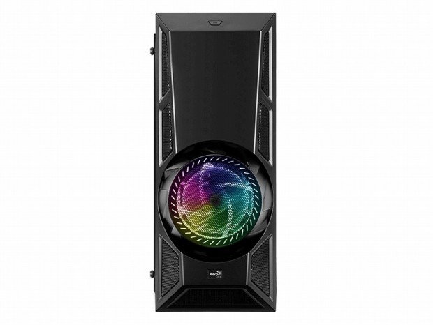 Aerocool、波動砲っぽいフロントRGBファン装備のミドルタワー「AeroEngine RGB TG」