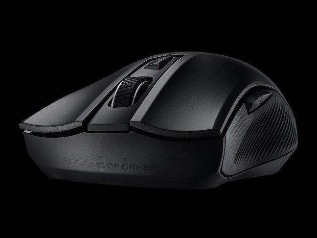 2.4GHz帯とBluetooth両対応のポータブルゲーミングマウス、ASUS「ROG Strix Carry」