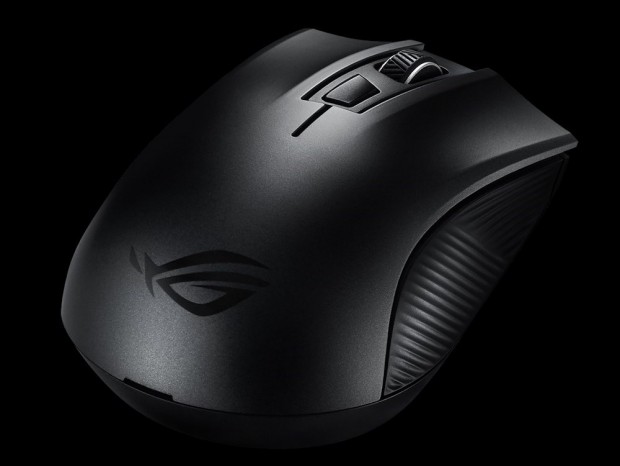 2.4GHz帯とBluetooth両対応のポータブルゲーミングマウス、ASUS「ROG Strix Carry」