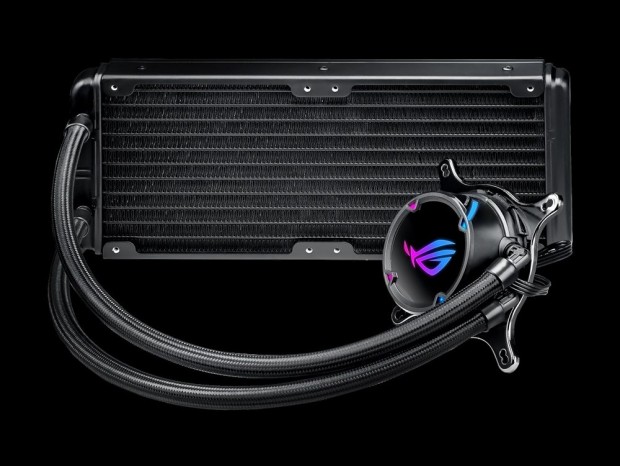 ASUS、Aura Sync対応のオールインワン水冷ユニット「ROG STRIX LC」シリーズ