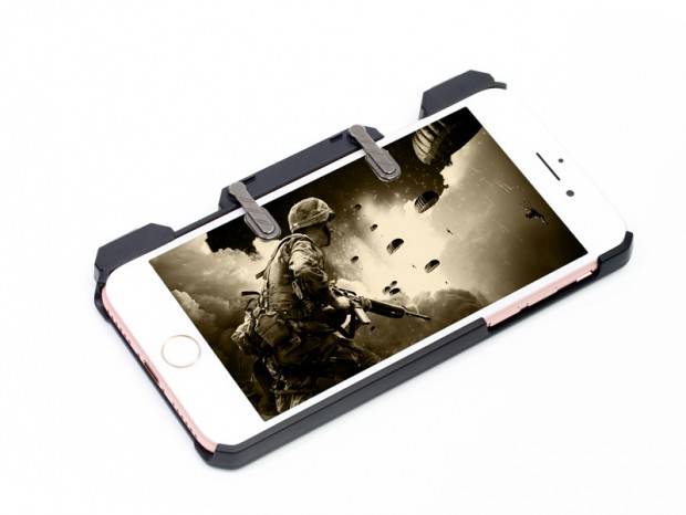 上海問屋、スマホゲームが快適になるトリガー付きiPhoneケース発売