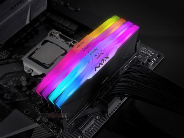 大型LEDライティングバーを搭載するDDR4メモリ、Apacer「NOX RGB DDR4」シリーズ