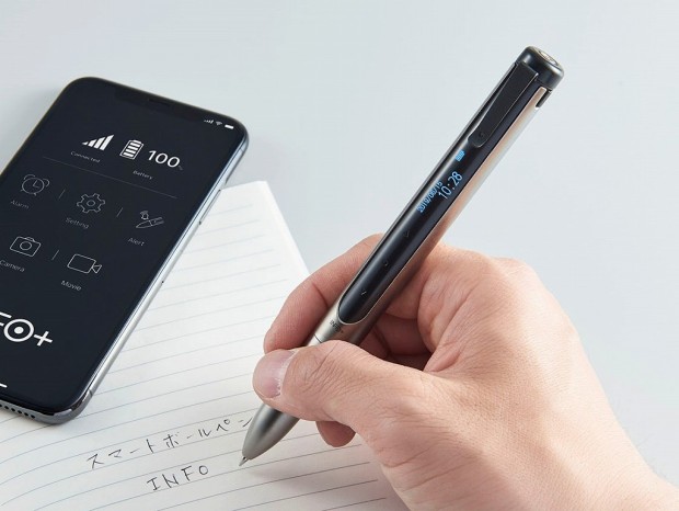 スマホの着信やLINEをお知らせ。キングジムのスマートボールペン「インフォ」