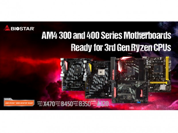 BIOSTAR、AMD 400/300シリーズマザーボードに第3世代Ryzen対応BIOSを提供