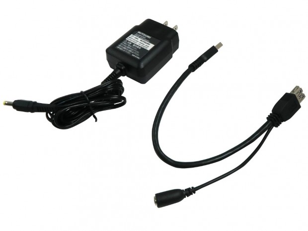 バスパワーUSB機器の電力不足を解消するACアダプタ、アイ・オー・データ「USB-ACADP5R」