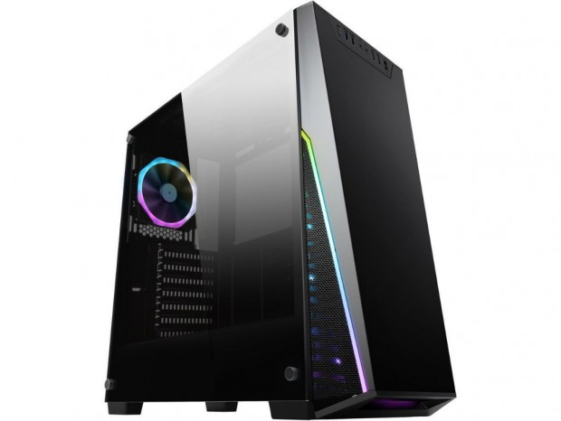 強化ガラスとアドレサブルRGB搭載のミドルタワーPCケース、DIYPC「Rainbow-Flash-R1」