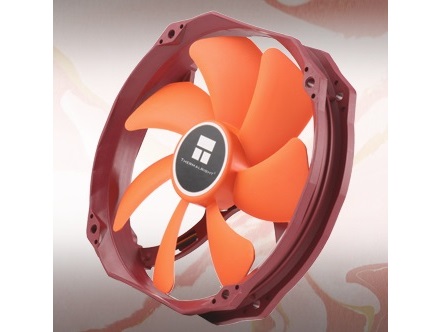 最大風量90.96CFMの静音140mmラウンドファン、Thermalright「TY-143B」
