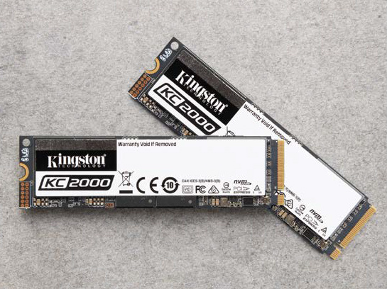 書込耐性最大1.2PBWのNVMe M.2 SSD、Kingston「KC2000 NVMe PCIe SSD」