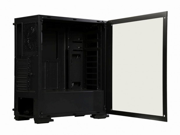 ARGB対応のフロントLEDバーを備えたミドルタワー、DIYPC「Rainbow Flash-V2」