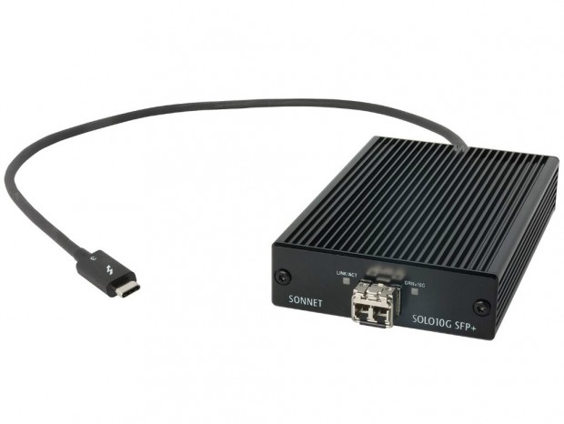 Sonnet、PCIeとThunderbolt 3の2種類の10ギガビットLANアダプタ発売
