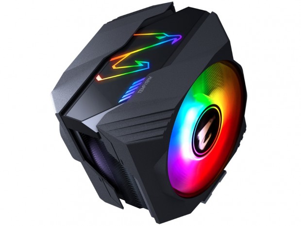 Core i9-9900K全コア5GHz駆動対応のサイドフローCPUクーラー、GIGABYTE「ATC800」