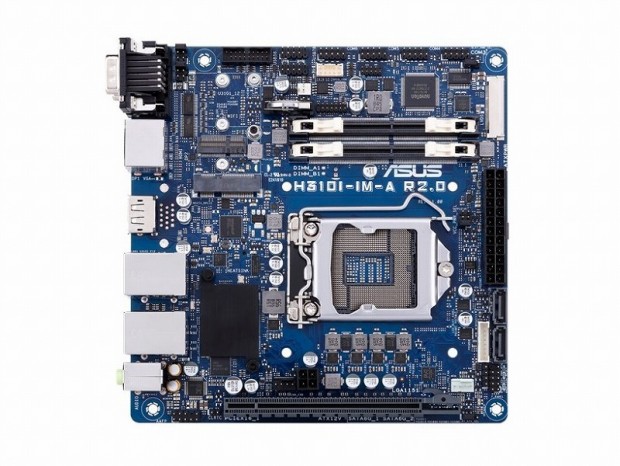 ASUS、ギガビットLAN・シリアルポートデュアル搭載のMini-ITXマザー「H310I-IM-A」