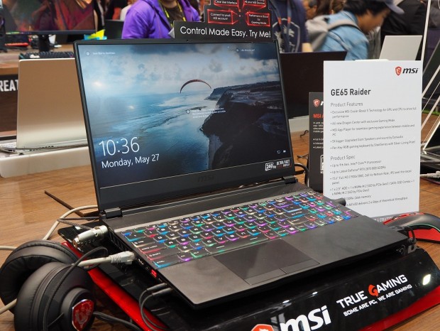 MSI、第9世代Coreプロセッサを備えたSunSister推奨の狭額縁15.6インチ液晶ノート