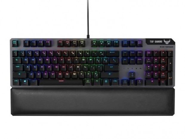 ASUS、TUF光学スイッチを搭載した防水・防塵ゲーミングキーボード「TUF Gaming K7」発売