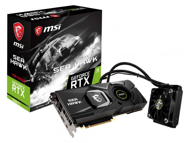 簡易水冷仕様、MSI「GeForce RTX 2080 Ti SEA HAWK X」を国内発売 