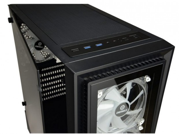 強化ガラスとアドレサブルRGBファン搭載のドスパラ専売ケース、ENERMAX「CoreIcer CI30」
