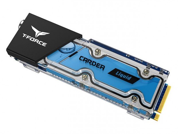Team、水冷ヒートシンクを搭載したNVMe M.2 SSD「T-Force CARDEA Liquid」