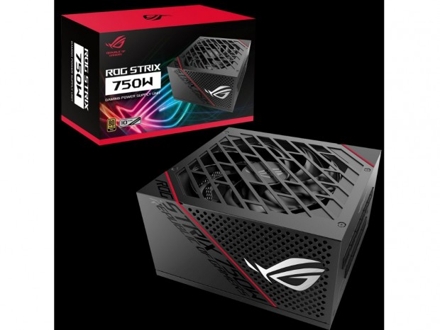 Axial-techファン採用のフルモジュラーGOLD電源、ASUS「ROG-STRIX-750G」