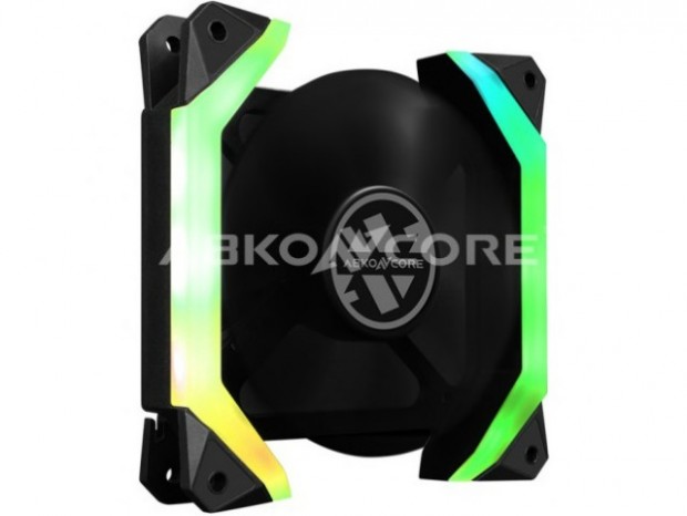 オランダX2、オープンフレームデザインのRGBファン「ABKONCORE SPECTRUM SPIDER」