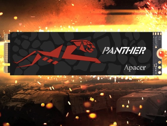 温度で色が変わる「Battle Armor」ヒートシンク搭載のM.2 SSD、Apacer「AS2280P2 PRO」