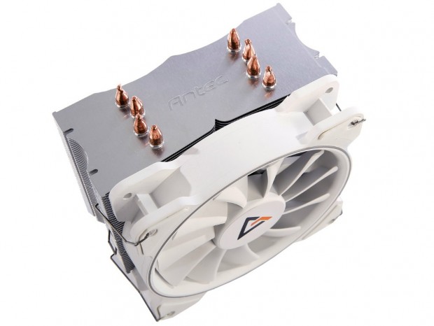 ホワイトLED静音ファン採用のサイドフローCPUクーラー、Antec「C400 Glacial」