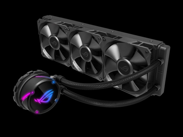 Aura Sync対応水冷ユニット、ASUS「ROG STRIX LC」に360mmラジエターモデル追加